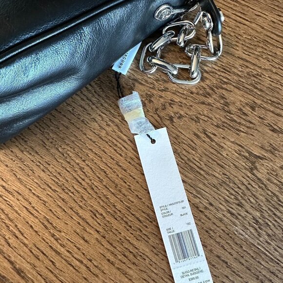 NWT! NEW! MARC JACOBS Tempo Baguette Shoulder Bag -Small Black, Leather, Women - Picture 4 of 13